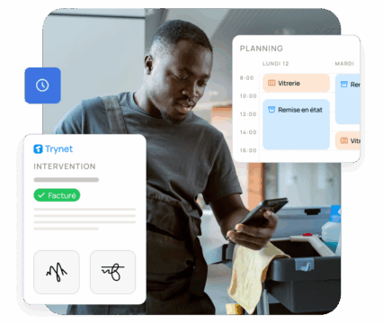Planning des interventions de nettoyage sur application ERP