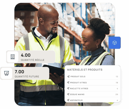 Gestion des stocks et du matériel de nettoyage